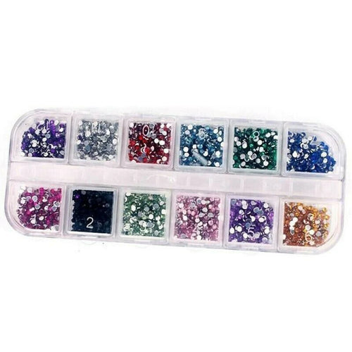 12 Grid Nail Decoration