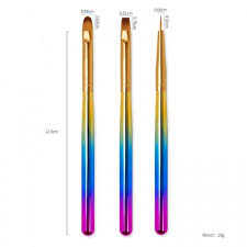 Gradual Manicure Brush Set 3pcs